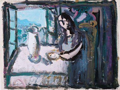 Jean-Claude Libert - Oeuvre-Papier 2 : Gouache sur papier, 1948 - Format 33 x 25 cm) (c) ADAGP