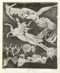 Lnore de Brger illustre par William Blake