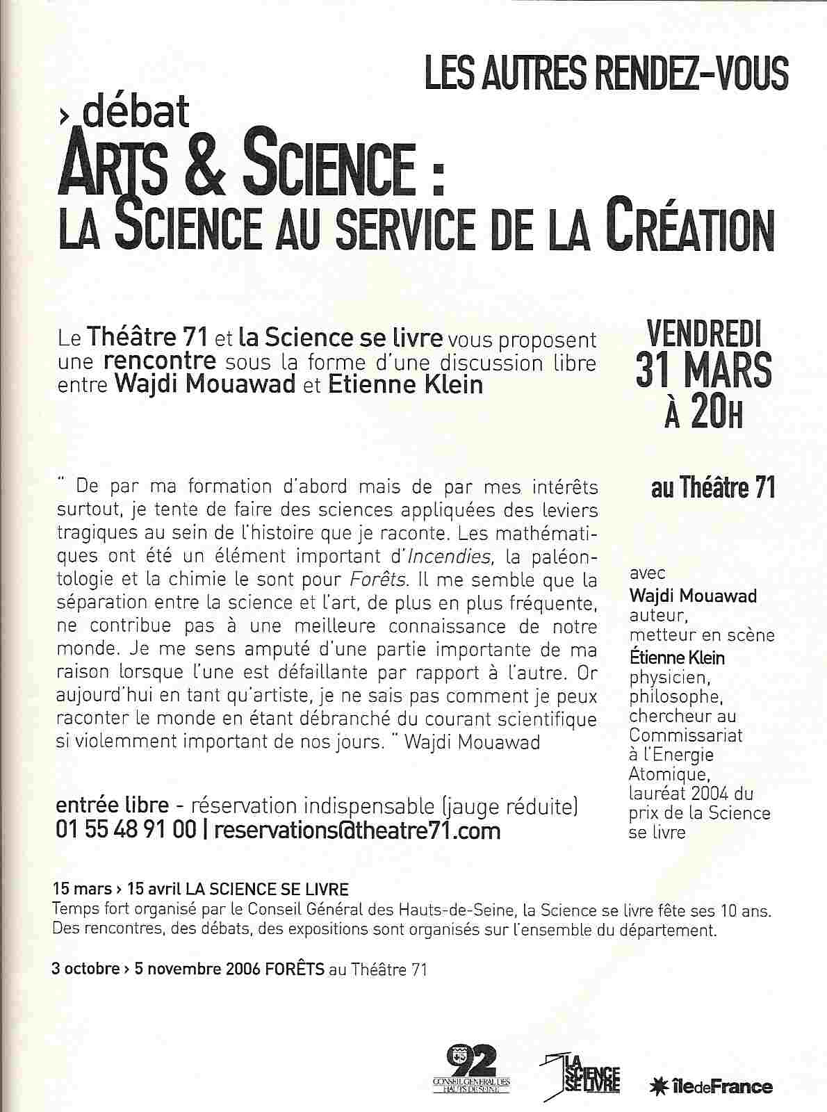 Art et Science  malakoff