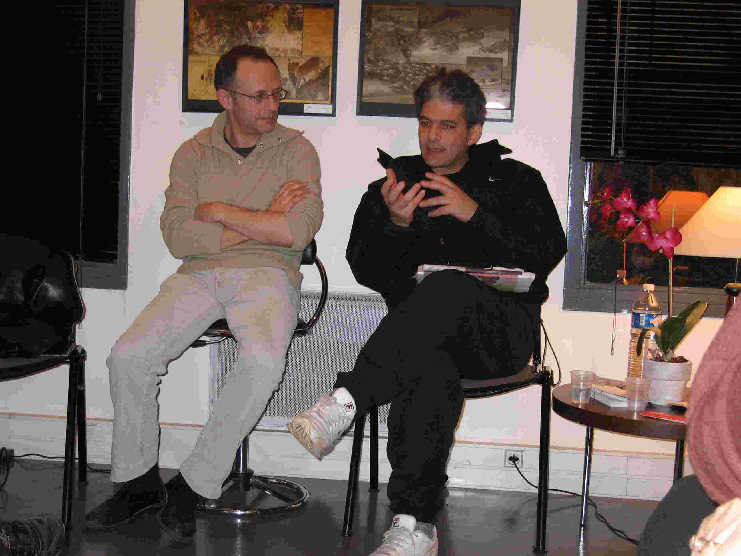 Paul Golub et Mohamed Kacimi  Antony
