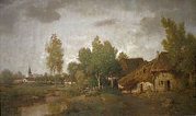 Village du Berry - Theodore Rousseau - Cincinnati Art Museum - source : Wikimedia